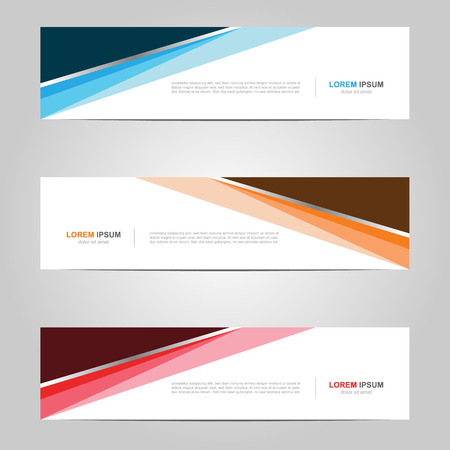 Modern Banner template design creative with abstract backgroundのイラスト素材