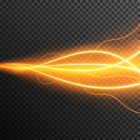 Lighting Electric thunder storm glow sparkle vector transparentのイラスト素材