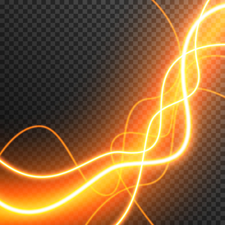 Lighting Electric thunder storm glow sparkle vector transparentのイラスト素材