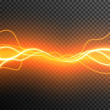 Lighting Electric thunder storm glow sparkle vector transparentのイラスト素材