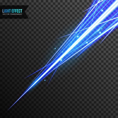 Light Effect vector transparent with line swirl and golden sparklesのイラスト素材