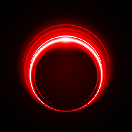 Abstract Circle Light Red Frame vector backgroundのイラスト素材