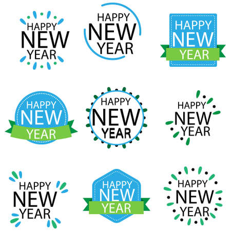 2020 Happy New Year Scoreboard isolated icon. Winter holiday decorative vectorのイラスト素材