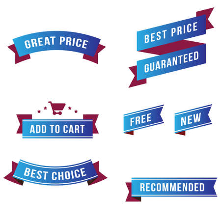 Mega sale banner design template with speed gradient shape isolated on white background. Can be used posters, postcards, headlines, website.のイラスト素材