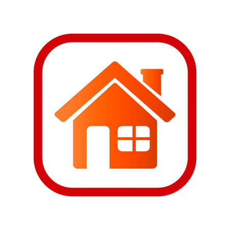 Home icon template color editable. Home symbol vector sign isolated on white background.のイラスト素材