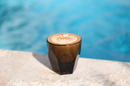 coffee ice coffee with cookies latte cappuccino beans heart girl with sweets Dubai UAE Arab coffee...