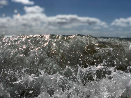 the wave of the oceanの写真素材