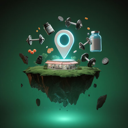 A macro photograph of yellow and blue ink dropped into water creating a dynamic and colorful abstract pattern of swirling clouds suitable for a creative backgroundの素材