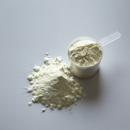 A conceptual image for healthy living with whole foods like bread vegetables and grains on a glowing road with lines on a green backgroundの素材