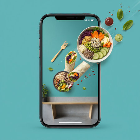 A close up of a drop of red ink falling into water with ripples and a reflection on a white background creating a clean abstract effectの素材