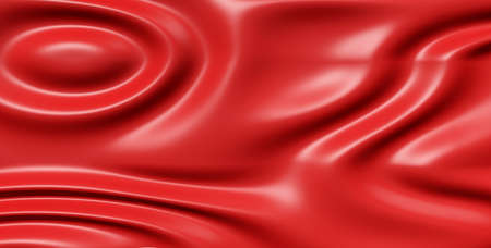 3d wavy red reflection backgroundの写真素材