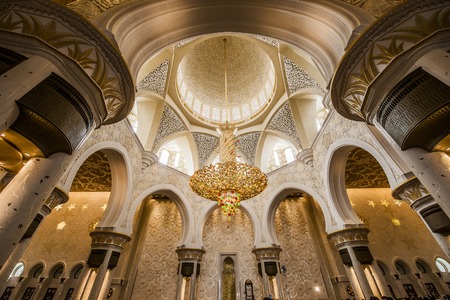 abu dhabi mosqueのeditorial素材