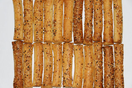 Traditional Konya flakes. Bread crumbs made from flour, oil and sesame. A food unique to the city of...