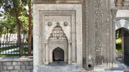 The Owner Ata Complex was built by the vizier, Sahibi Ata Fahrettin Ali. Built in the Seljuk period, the complex is currently used as the Foundation Museum.のeditorial素材