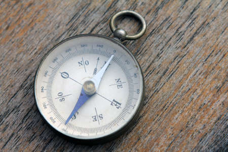 Compass alwasy points Northの写真素材