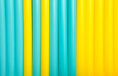 Drinking straws. Macro abstract image with beautiful multicolor background.の写真素材