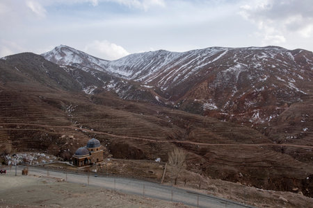 Himalayan landscape in Himalayas, Ladakh, India