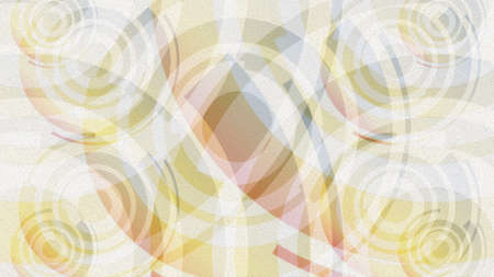 Random colorful circle pattern on texture white background for multi-purpose uses.Especially uses for ceramics tiles or graphic or fabric or background.Oil paint unique abstract texture background .の写真素材