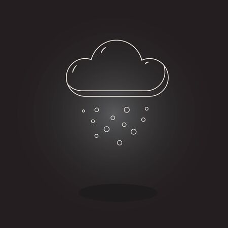 icon on a black backgroundのイラスト素材