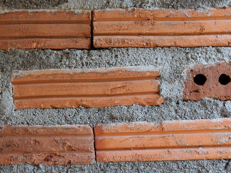brick wall in close up