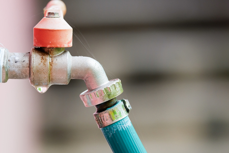 Outdoor cold water faucet valveの写真素材