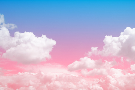 colorful soft cloud and sky