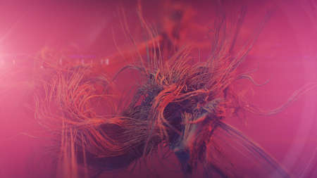 Abstract 3d Background. Very shallow depth of field.