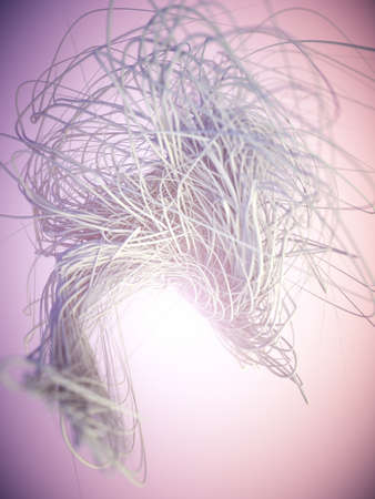 Abstract curves. Very shallow depth of field.