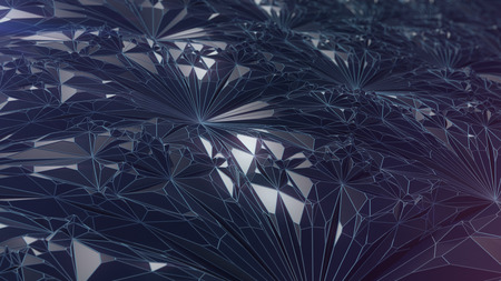 abstract modern futuristic low poly background 3d rendering