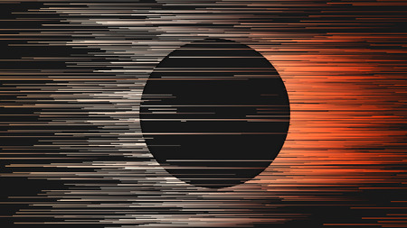 Digital abstract colored lines 3d rendering backgroundの写真素材