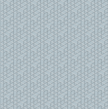White industrial abstract geometrical seamless background 3D render illustration