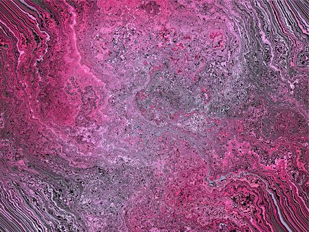 Abstract colored distorted lines. 3D renderingの写真素材