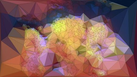 Abstract colored polygonal mosaic background, triangular geometric style. 3d renderingの写真素材