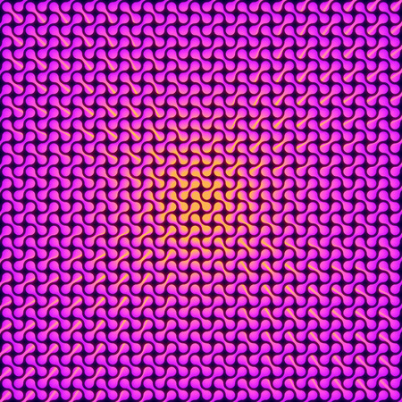Volumetric light through grid with abstract pattern. 3d rendering backgroundの写真素材