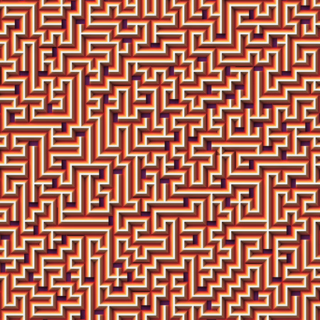 Abstract colored labyrinth concept 3d renderingの写真素材