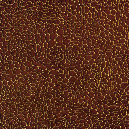 Abstract voronoi dark pattern with gold areas background. 3d rendering