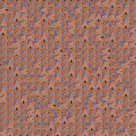 Abstract pattern of randomly arranged geometric shapes. 3d rendering cover design multi colored background. Minimal art, digital illustrationの写真素材