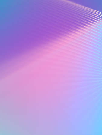 Geometric shapes striped contemporary art. Modern pattern for cover design. Digital illustration technology concept. 3d rendering futuristic backgroundの写真素材