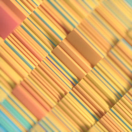 Abstract representation of stacked programming languages. creative design. bright background. Modern...