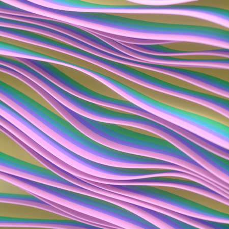 Multicolor trendy striped wavy background. Modern abstract cover for decorative design. magic...