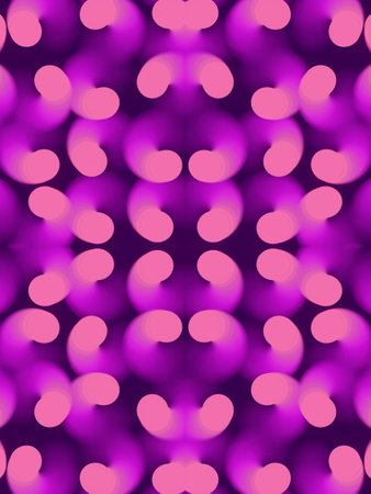 Colorful symmetrical pattern of a group of colored spiral objects. abstract design background....