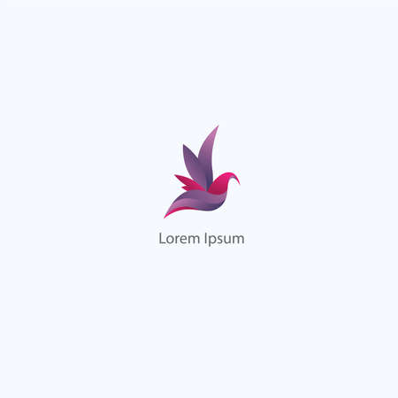 Dove vector design icon, bird symbol.のイラスト素材