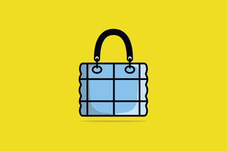 Women Fashion Clutch Leather Purse or Bag vector illustration. Beauty fashion objects icon concept. Modern rectangular evening handbag vector design.のイラスト素材