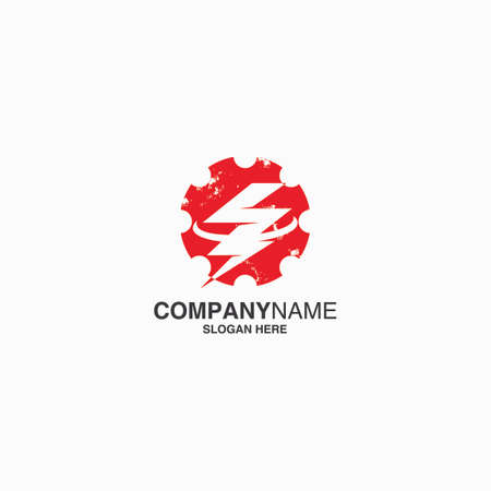 Energy logo design vector. Eps 10のイラスト素材