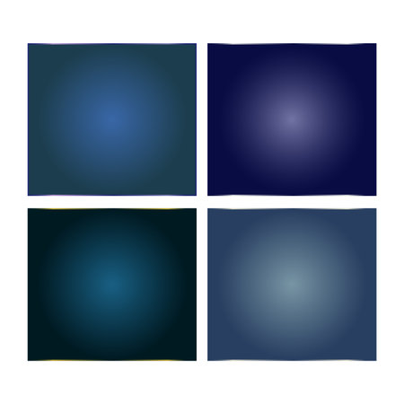 four squares with blue and teal gradients create a modern abstract background on a clean white surfaceのイラスト素材