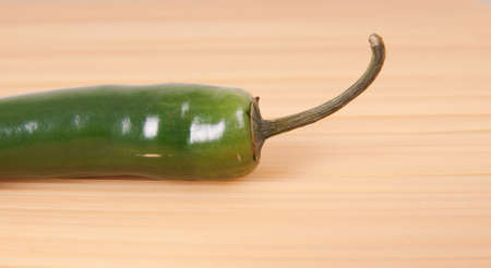 Hot green pepper and spaghetti