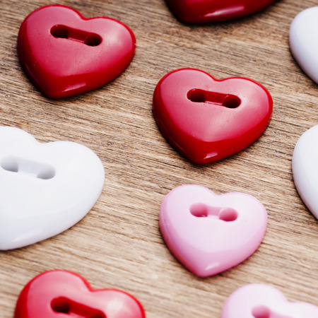 Valentines Day background with hearts