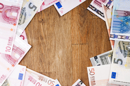 Euro frameの写真素材