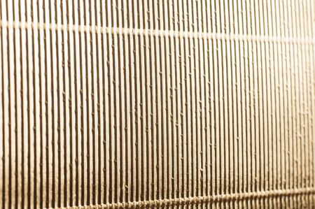 Abstract metallic gold background with stripesの写真素材