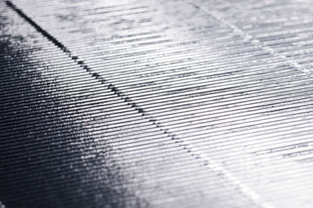 Abstract metallic silver background with stripesの写真素材